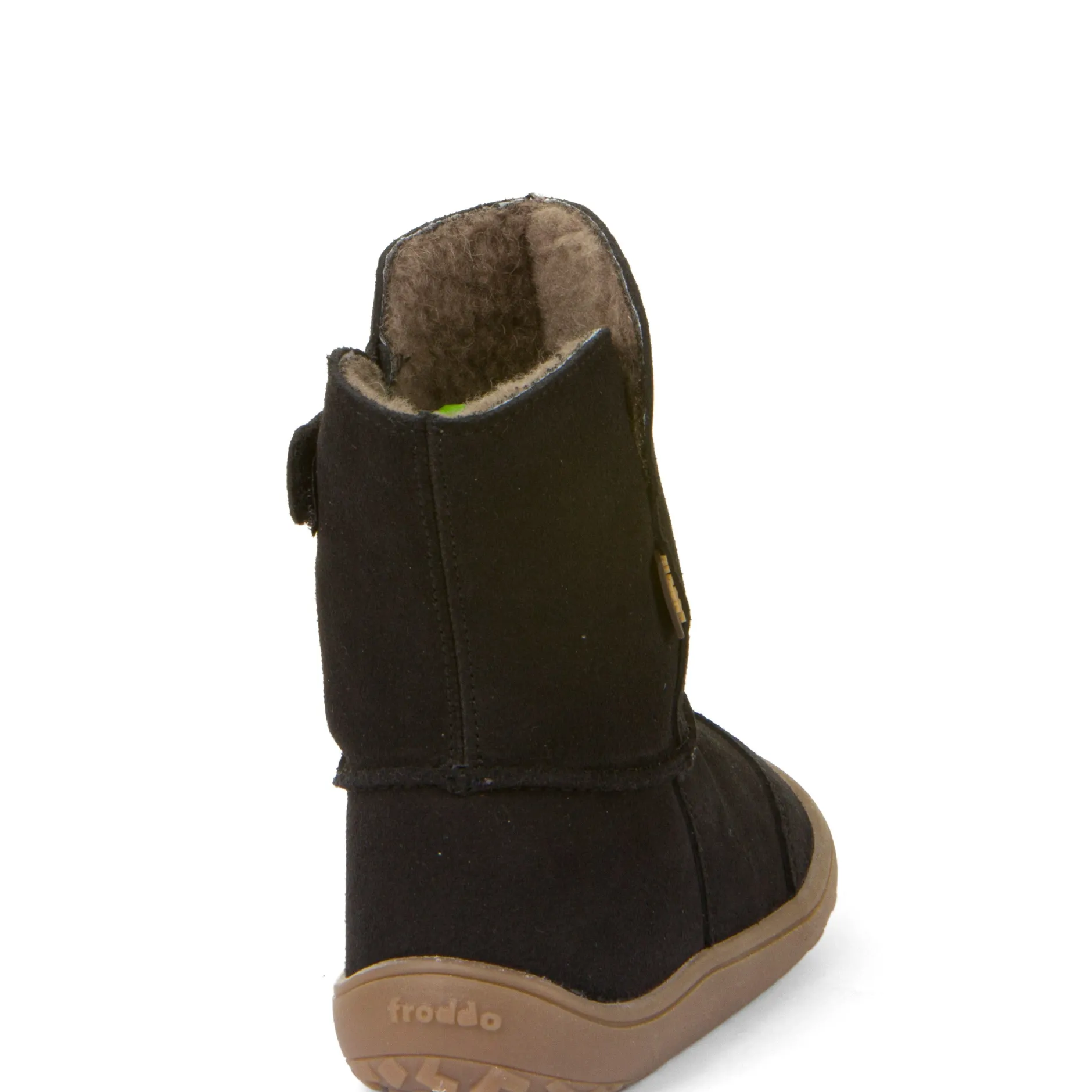 Froddo Kid's Barefoot Tex Suede Waterproof Boots - Black New