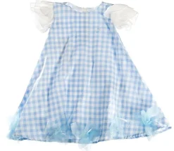 Fun & Fun Girl's BDR3222 Dress - Blue Fashion