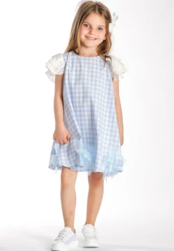 Fun & Fun Girl's BDR3222 Dress - Blue Fashion