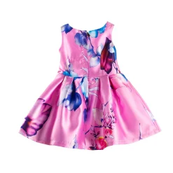 Fun & Fun Girl's BDR3164 Floral Dress - Multi Best