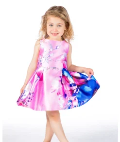 Fun & Fun Girl's BDR3164 Floral Dress - Multi Best