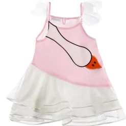 Fun & Fun Girl's NDR3245 Duck Dress - Multi New