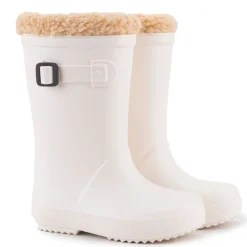 Igor Boy's & Girl's Euri Borreguito Lined Rain Boots, Blanco Clearance
