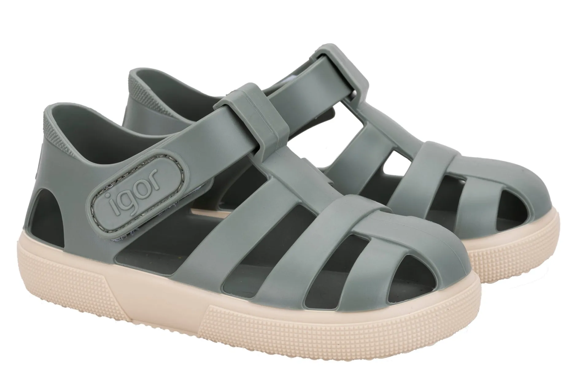 Igor Boy's And Girl's Bay Sandals - Verde Hot