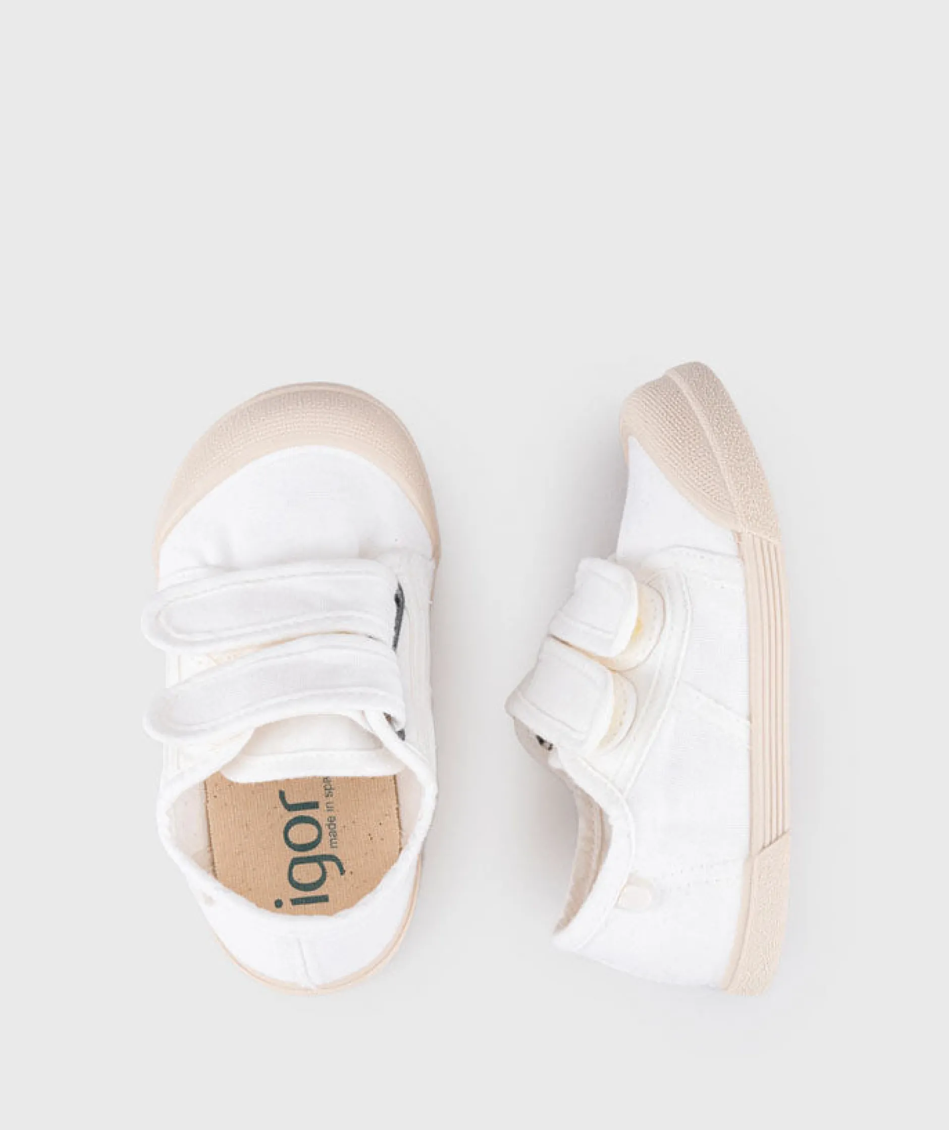 Igor Boy's and Girl's Lona V Shoes, Blanco Fashion