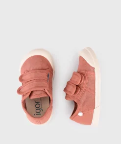 Igor Boy's and Girl's Lona V Shoes, Terracota New