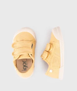 Igor Boy's and Girl's Lona V Shoes, Dijon Hot
