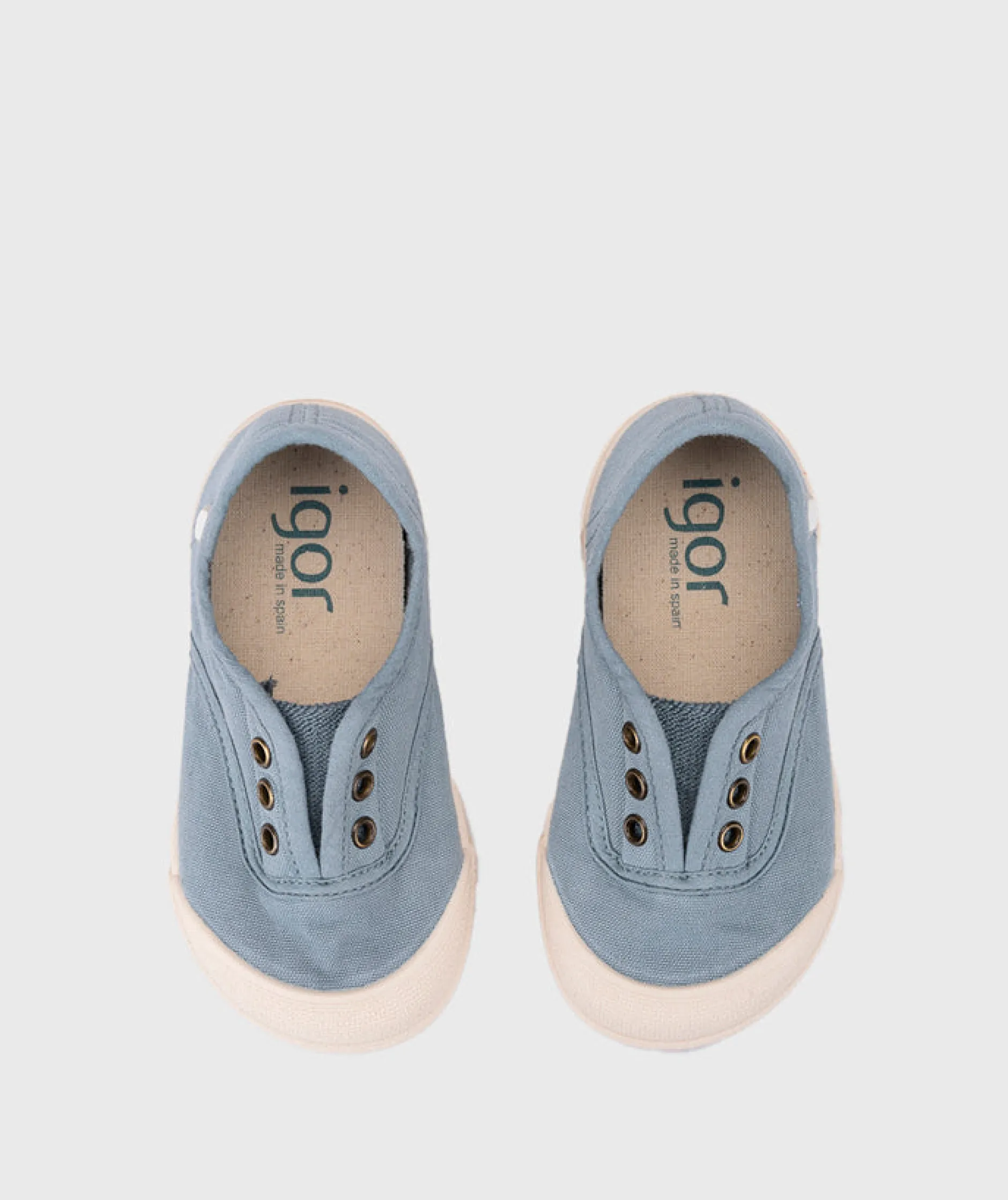 Igor Boy's And Girl's Lona Laceless Shoes - Oceano Sale