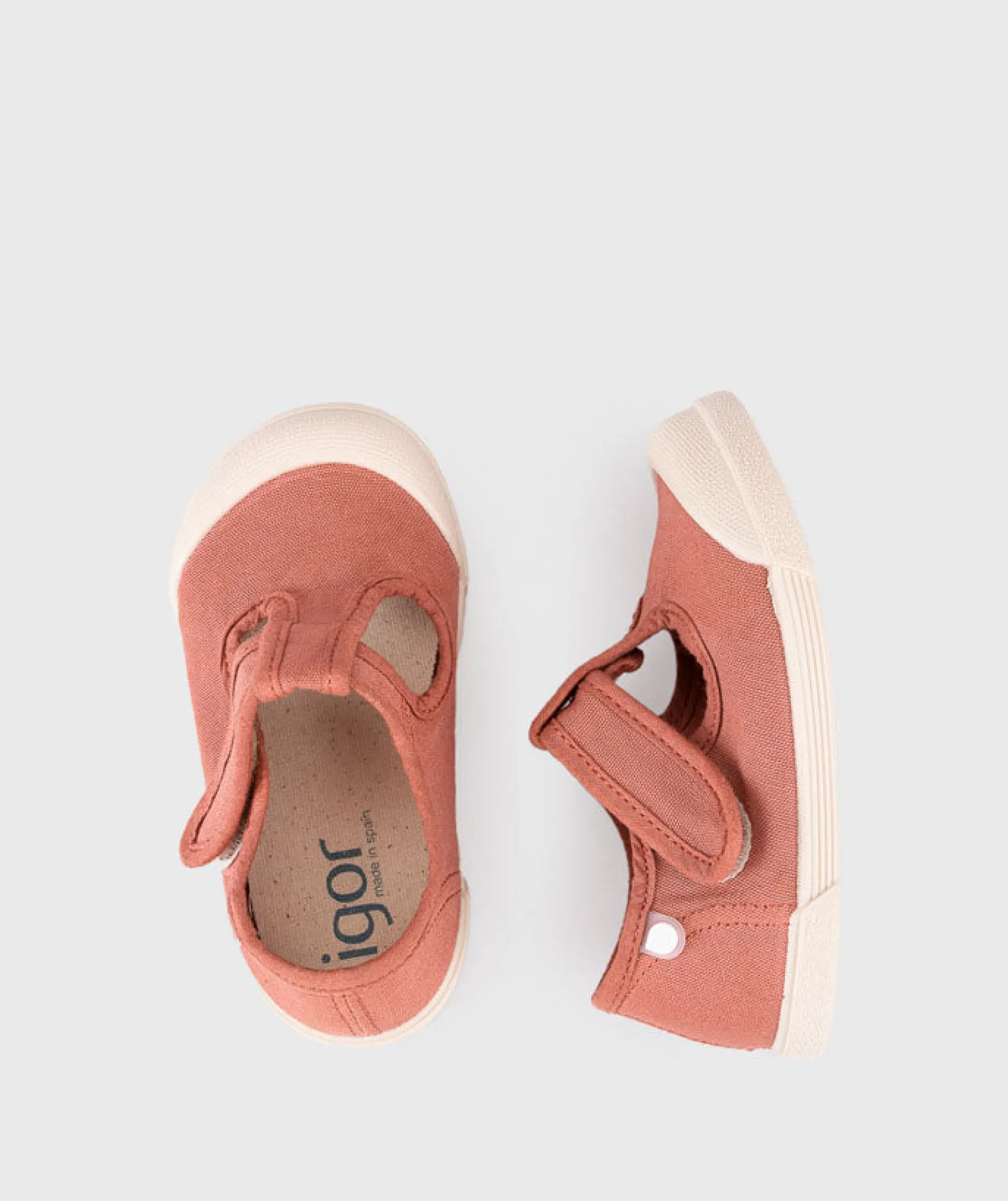 Igor Boy's and Girl's Lona Pepito Shoes, Terracota Discount