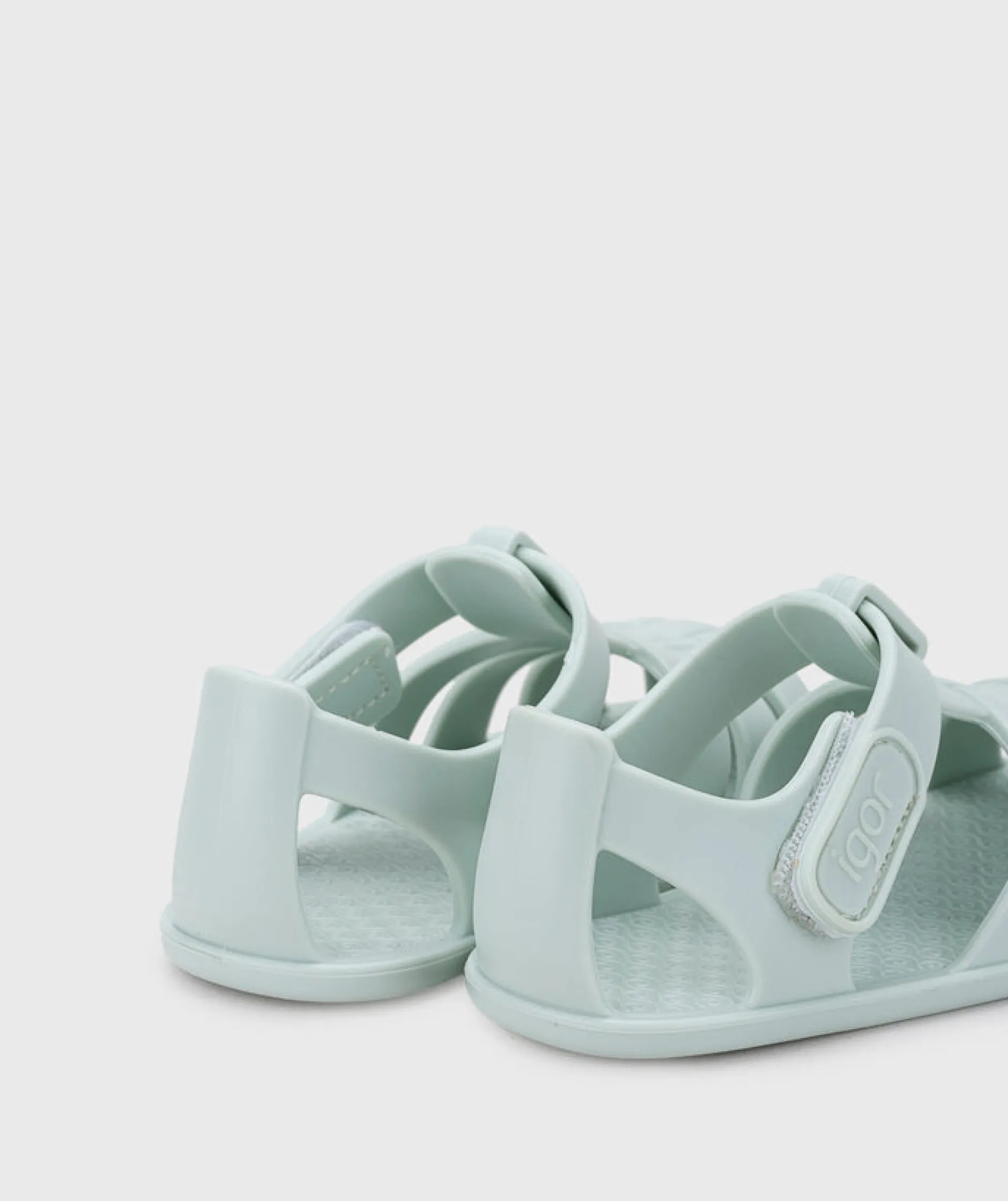 Igor Boy's And Girl's Nemo Solid Sandals - Menta Discount