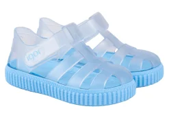 Igor Boy's and Girl's Nico Cristal Sandal - Clear/Celeste New