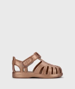 Igor Boy's And Girl's Tobby Metal Sandals - Bronce Fashion