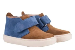 Igor Boy's and Girl's Tui Combi Chukka Boot (Leather Lining), Camel/Jeans Sale