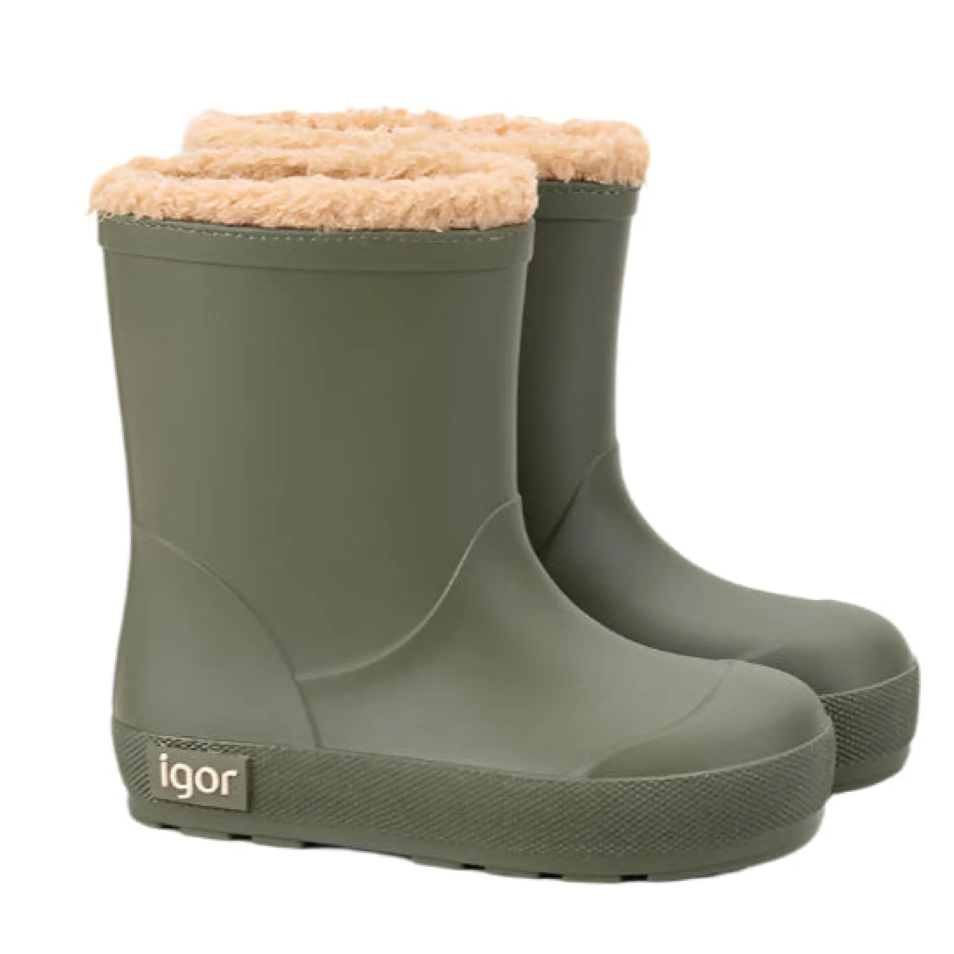 Igor Boy's and Girl's Yogi Borreguito Rain Boots - Kaki Online