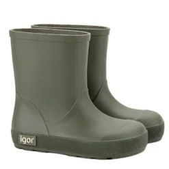 Igor Boy's and Girl's Yogi Rain Boots, Kaki Discount