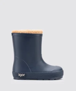 Igor Boy's and Girl's Yogi Borreguito Rain Boots - Marino Fashion