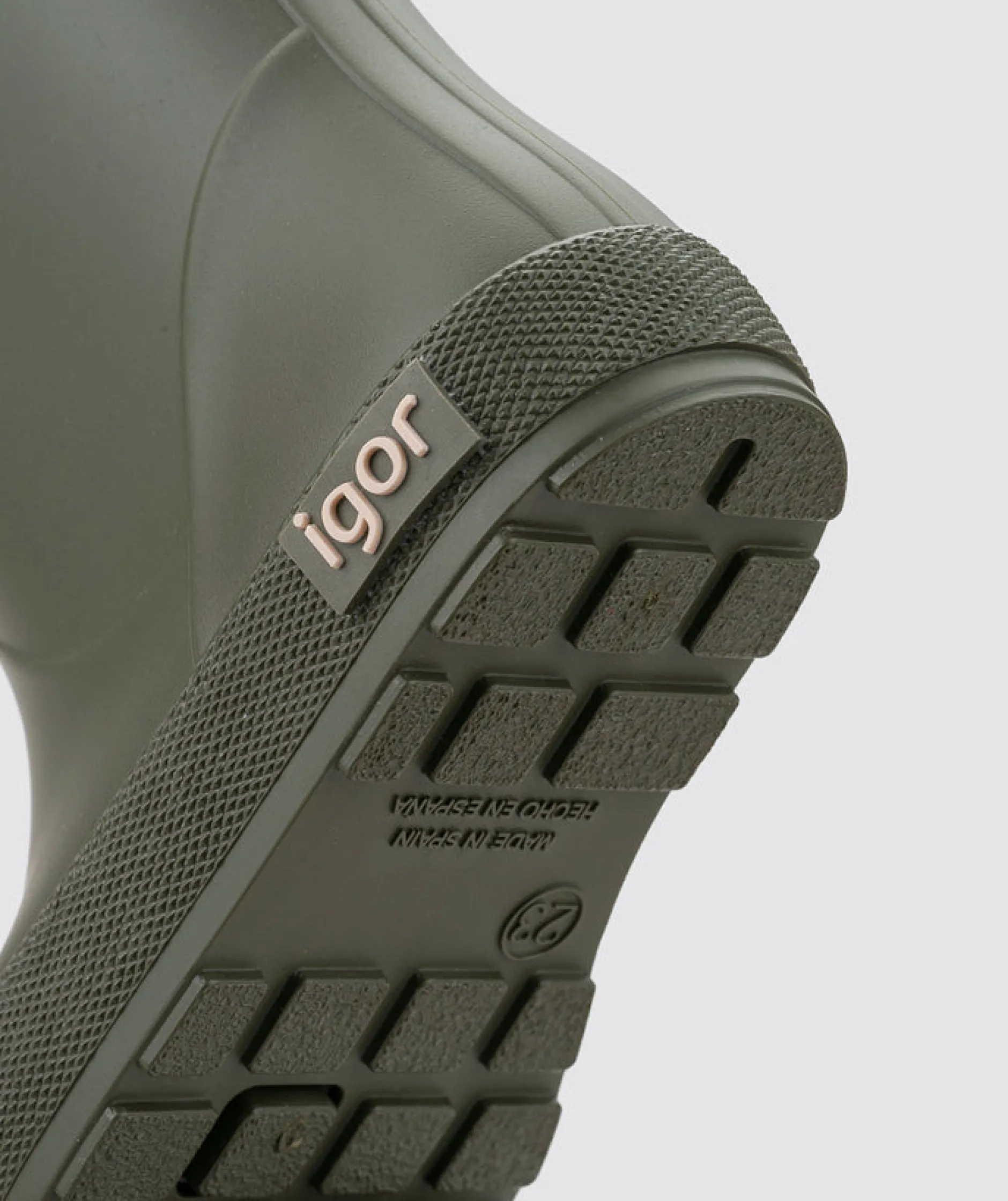 Igor Boy's and Girl's Yogi Borreguito Rain Boots - Kaki Online
