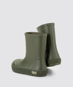 Igor Boy's and Girl's Yogi Rain Boots, Kaki Discount