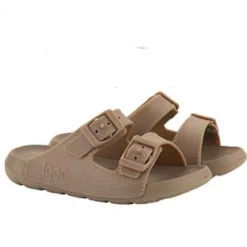 Igor Girl's and Boy's Kai Sandal - Taupe New