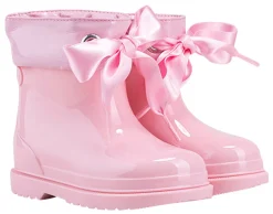 Igor Girl's Bimbi Lazo Rain Boots, Rosa Pink Hot