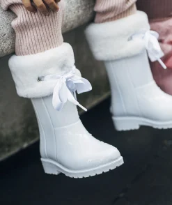 Igor Girl's Campera Charol Soft Boots, Blanco Best