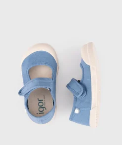 Igor Girl's Lona Mercedes Shoes - Denim Best