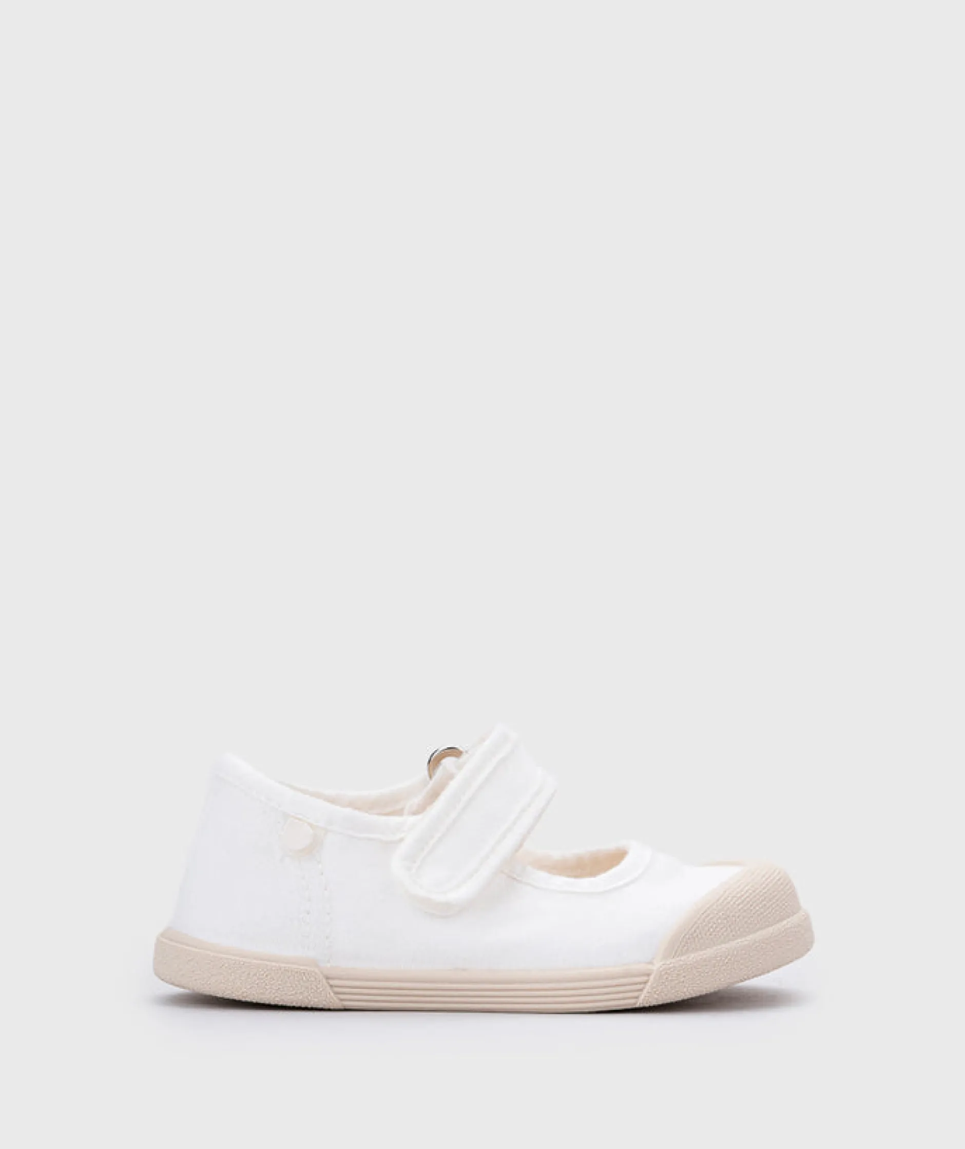 Igor Girl's Lona Mercedes Shoes - Blanco Outlet