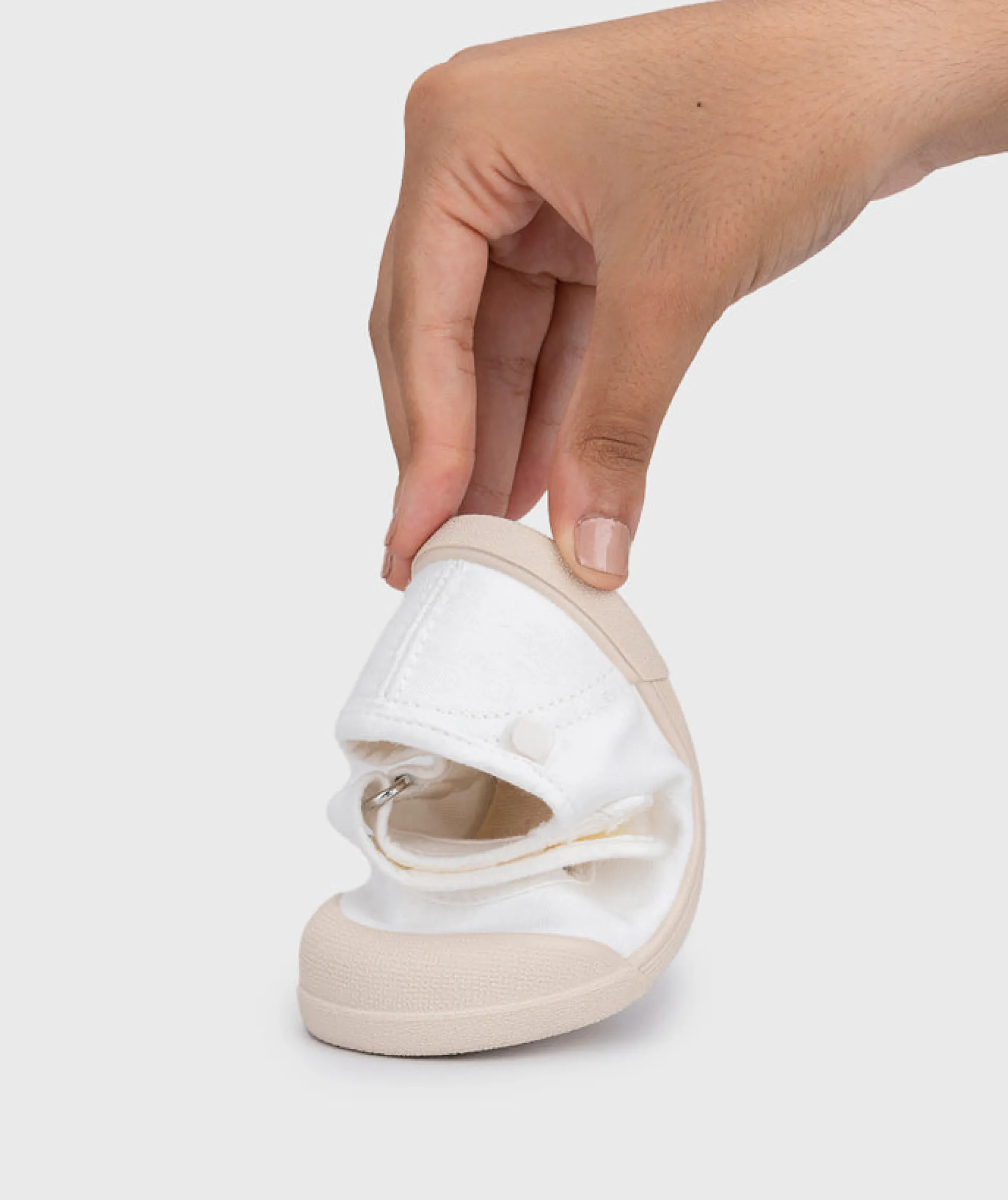 Igor Girl's Lona Mercedes Shoes - Blanco Outlet