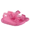 Igor Girl's Maui MC Glitter Sandals, Fucsia Glitter Best