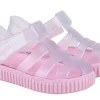 Igor Girl's Nico Cristal Sandal - Clear/Rosa Discount
