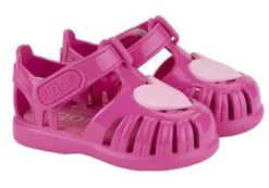 Igor Girl's S10310 Tobby Gloss Love Sandals - Fucsia Clearance