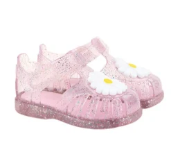 Igor Girl's Tobby Gloss Flor Glitter Sandals - Rosa Multi Glitter Clearance