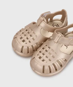 Igor Girl's Tobby Metal Sandals - Platino Best