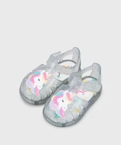 Igor Girl's Tobby Unicornio Sandals - Tr.Transp. Multi Glitter Sale