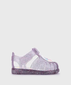 Igor Girl's Tobby Unicornio Sandals - Tr.Malva Multi Glitter Hot