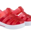 Igor S10171 Girl's Star Sandal - Transparent Rojo Sale