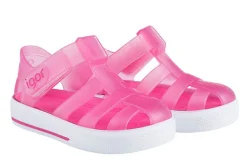 Igor S10171 Girl's Star Sandal - Fuchsia Hot