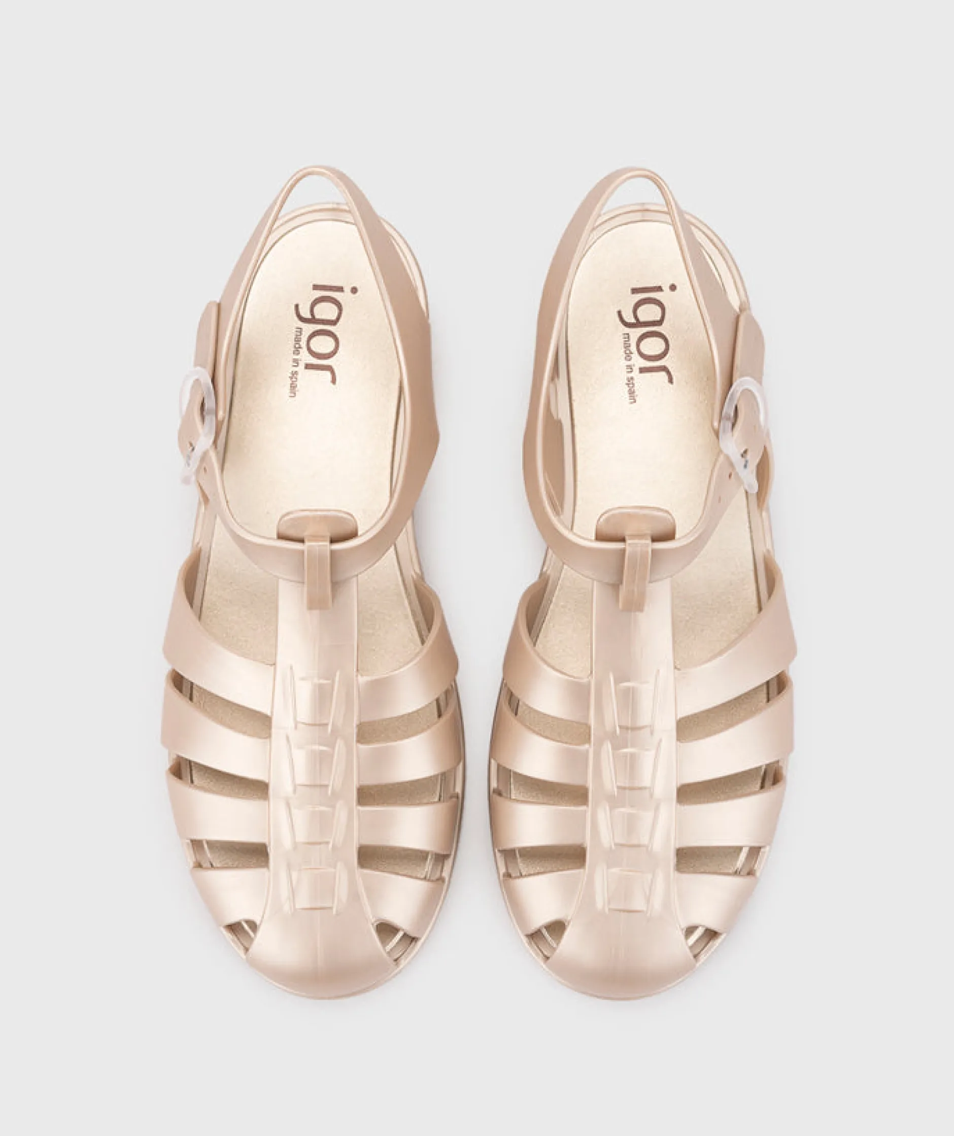 Igor Women's Biarritz Metal Sandals - Platino Fashion