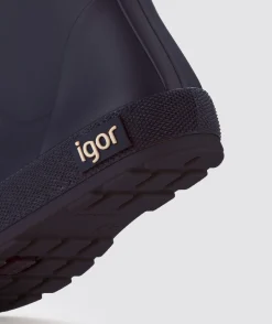 Igor Yogi Cuello Rain Boots, Marino Outlet