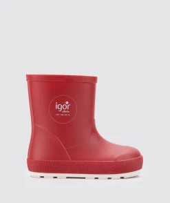 Igor Yogi Nautico Barefoot Rain Boots, Rojo Fashion