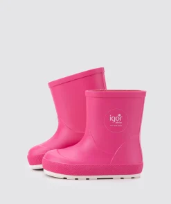 Igor Yogi Nautico Barefoot Rain Boots, Fucsia New