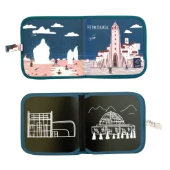 Jaq Jaq Bird Cities of Wonder Erasable Book - Reykjavik Hot