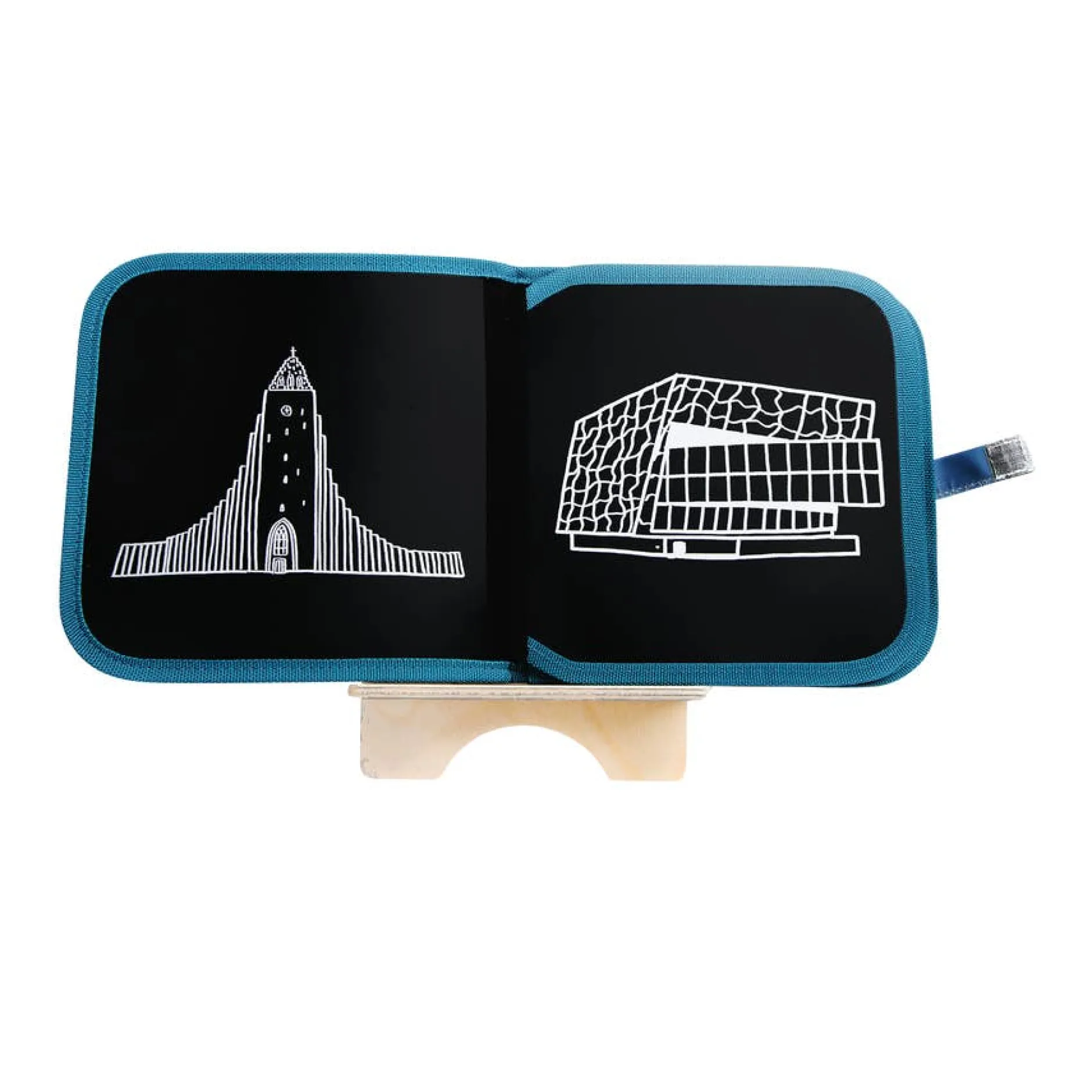 Jaq Jaq Bird Cities of Wonder Erasable Book - Reykjavik Hot