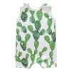 Jennifer Ann Cactus Organic Tank Romper Best