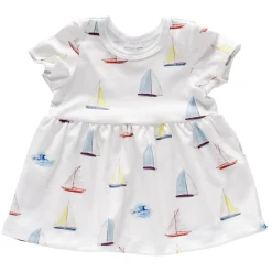 Jennifer Ann Organic Dress - Sailboats Clearance
