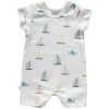 Jennifer Ann Sailboats Organic Romper Fashion