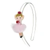 Lilies & Roses NY VAL-Ballerina Heart Headband, Pale Pink Hot