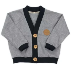 mimOOkids Barcelona Close-Me Cardigan Organic Cotton, Denim New