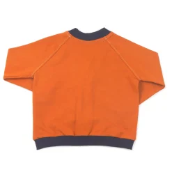 mimOOkids Barcelona Close-Me Cardigan Organic Cotton, Cinnamon-Navy Fashion