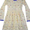 Moromini 939 Croquet Long Sleeve Twirly Dress Hot